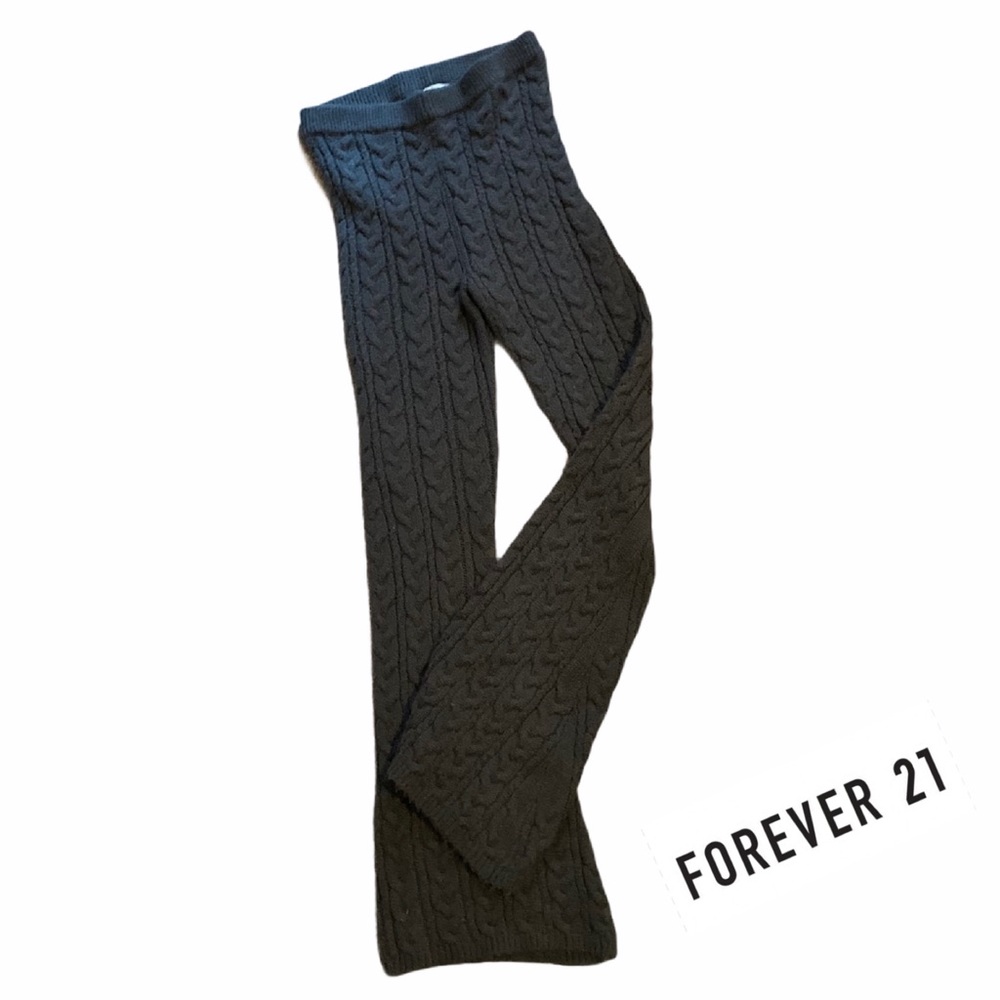 Forever 21 cable knit casual comfy pants Sz M